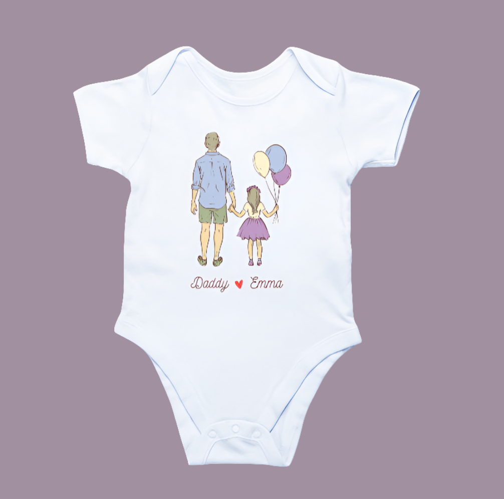 customized Kids Rompers - Daddy & emma