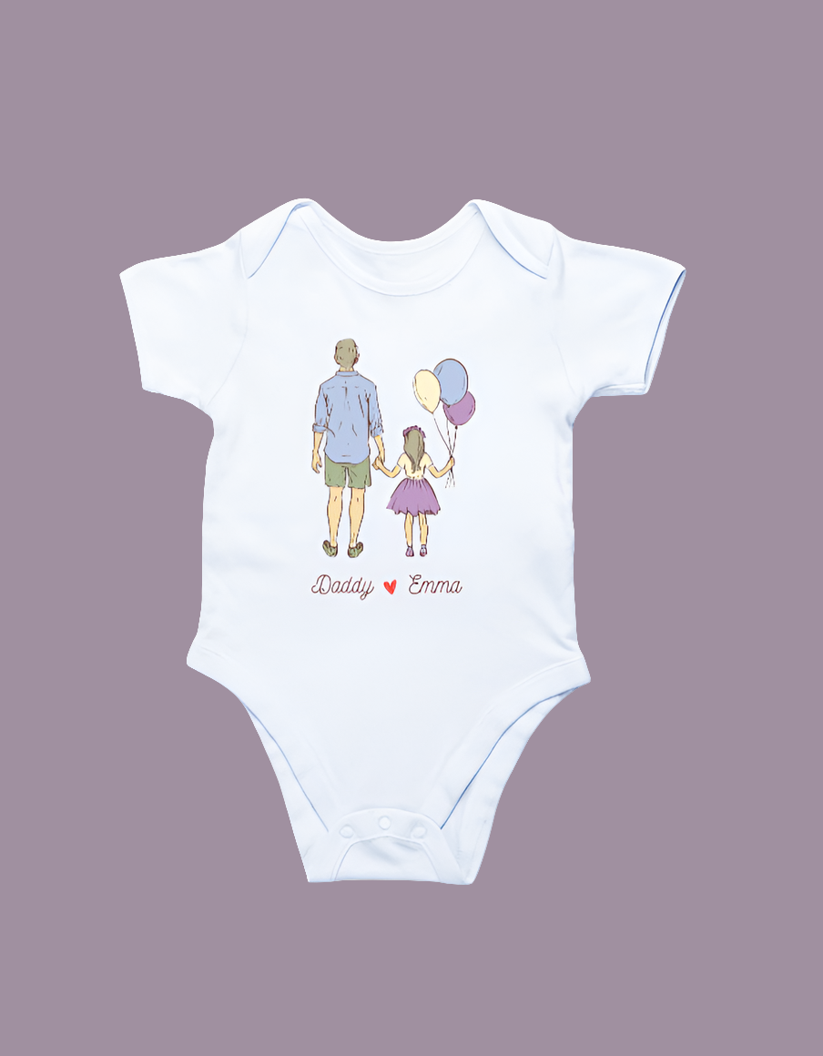 customized Kids Rompers - Daddy & emma