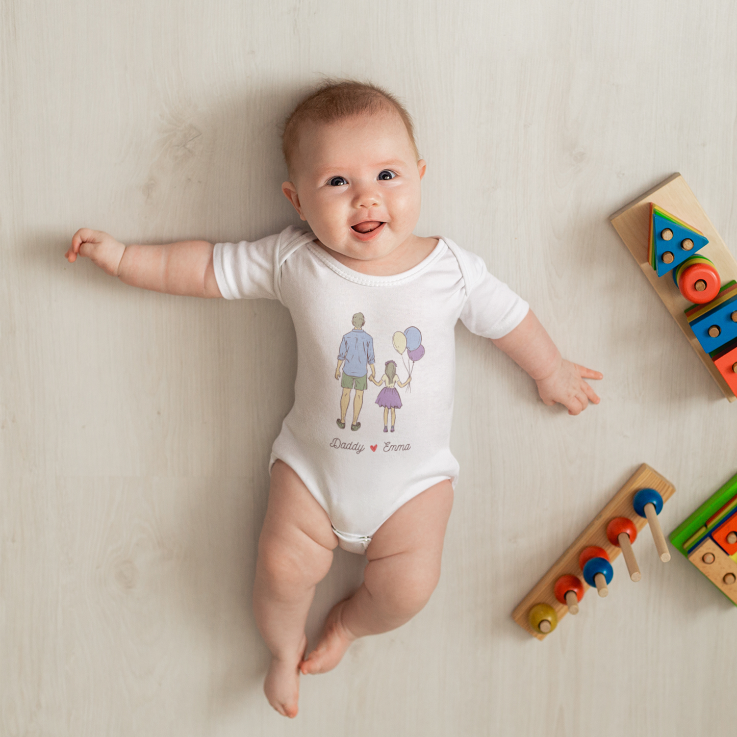 customized Kids Rompers - Daddy & emma