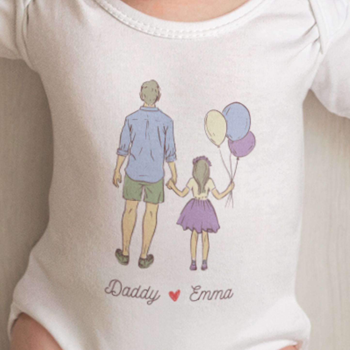 customized Kids Rompers - Daddy & emma