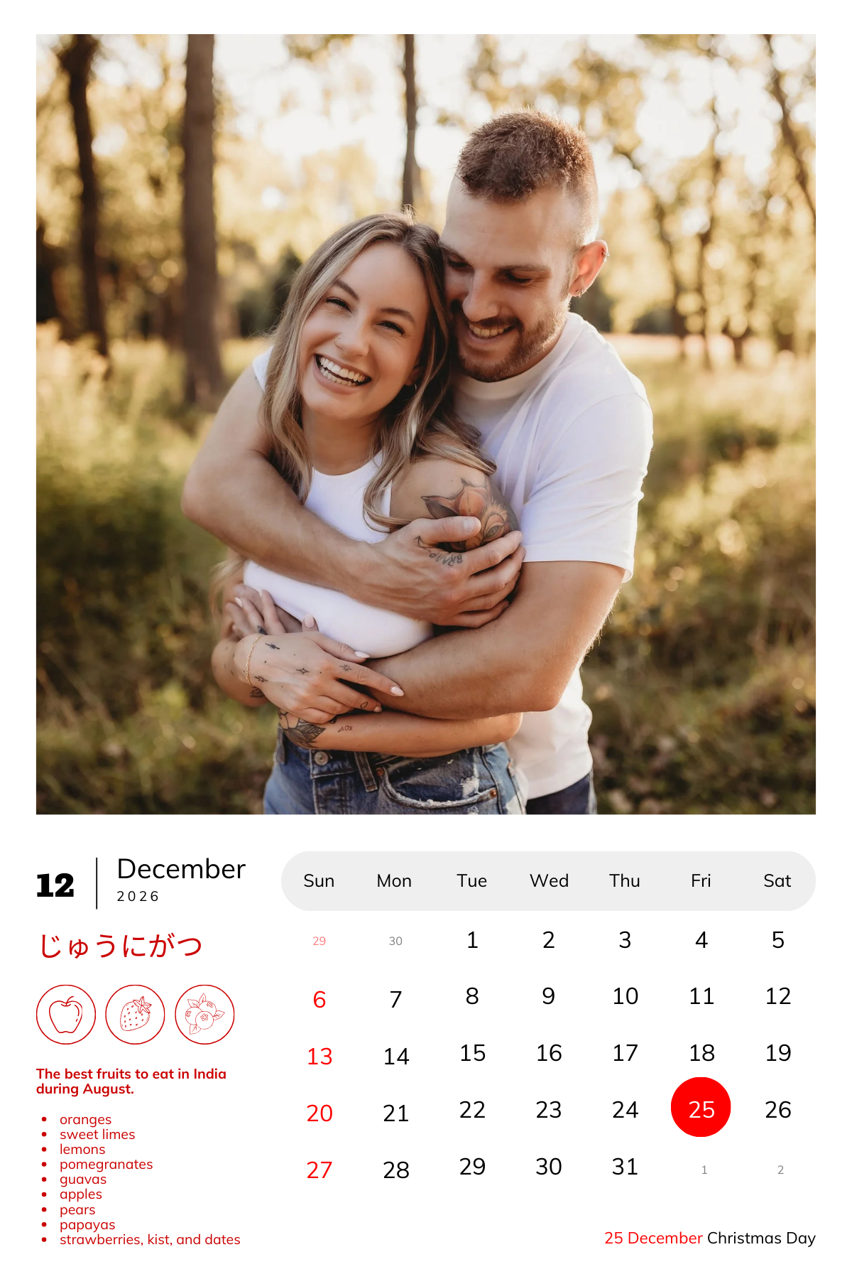 2026 Photo Calendar