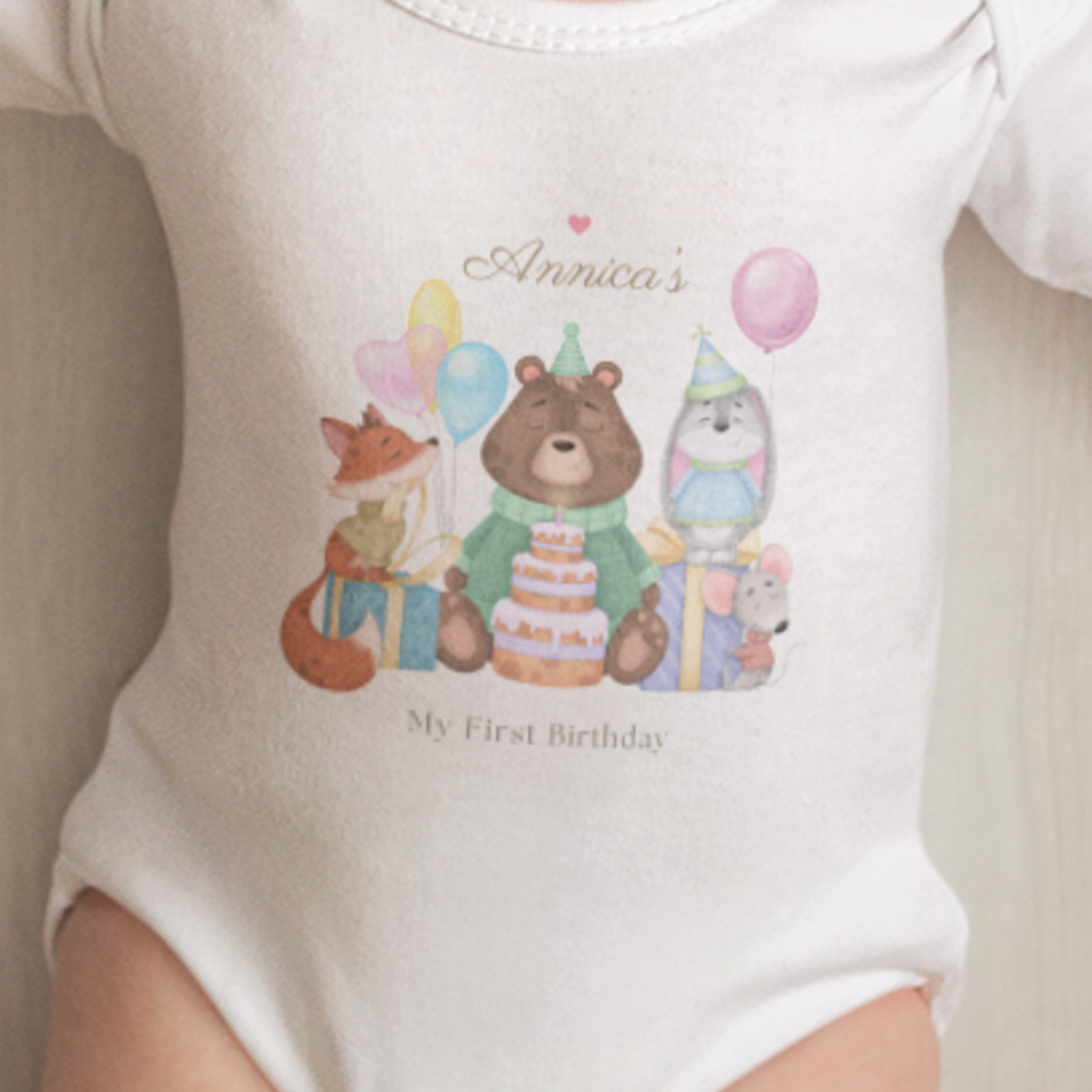 Customized Kids Rompers - Birthday 1