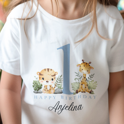 Girls Customized T shirts - Birthday