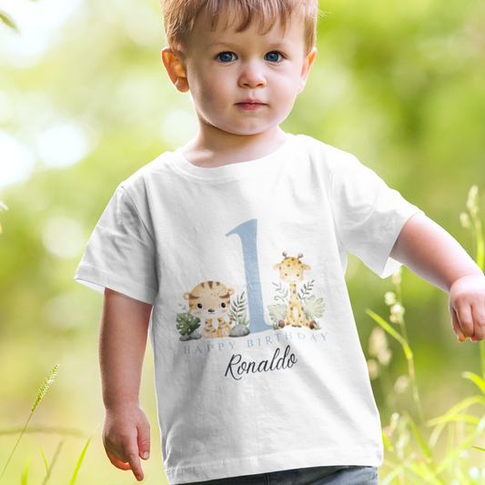 Boys Customized T shirts - Birthday
