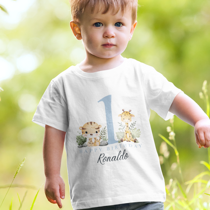 Boys Customized T shirts - Birthday