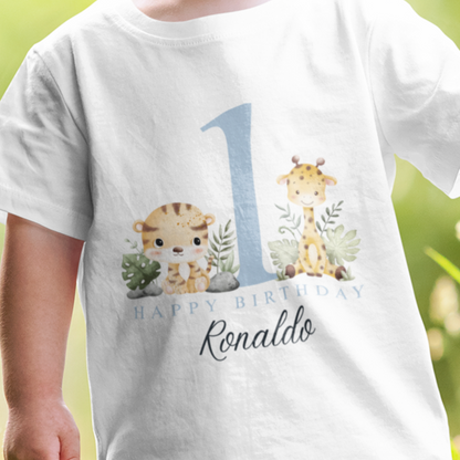Boys Customized T shirts - Birthday