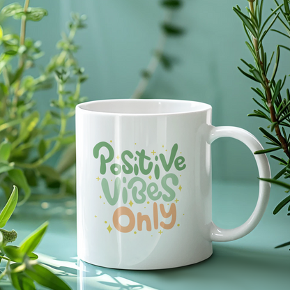 Typo Mug - Positive vibes