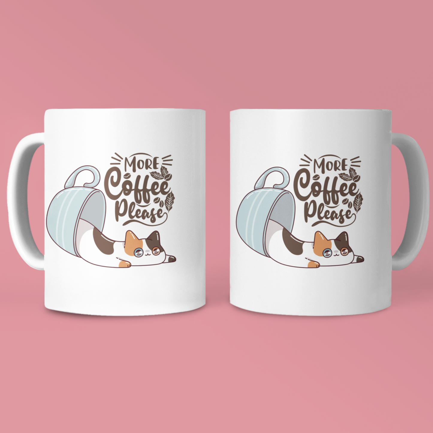 Typo Mug - more coffee please