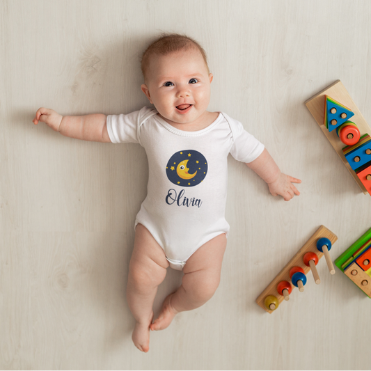 Customized Kids Rompers - dancing moon