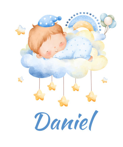 Customized Kids Rompers - Slepping teddy