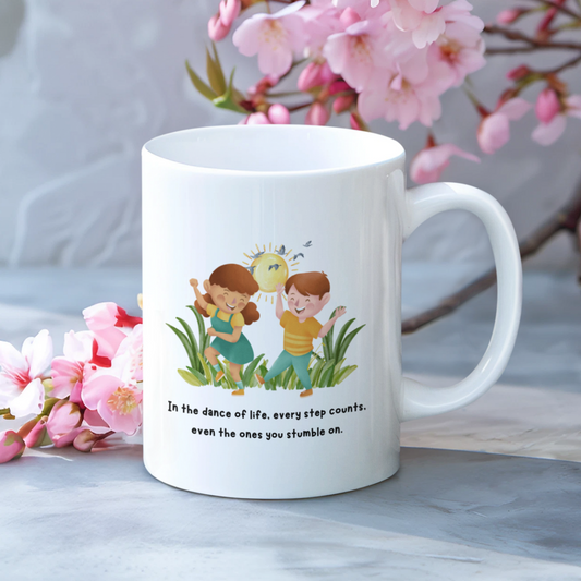 Typo Mug - In the dance of life
