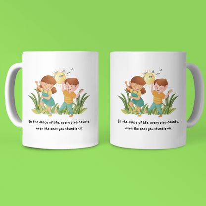 Typo Mug - In the dance of life